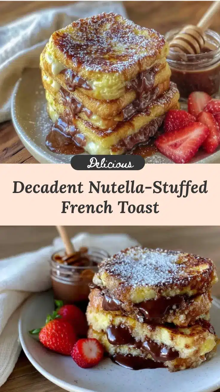Nutella-stuffed French toast recipe