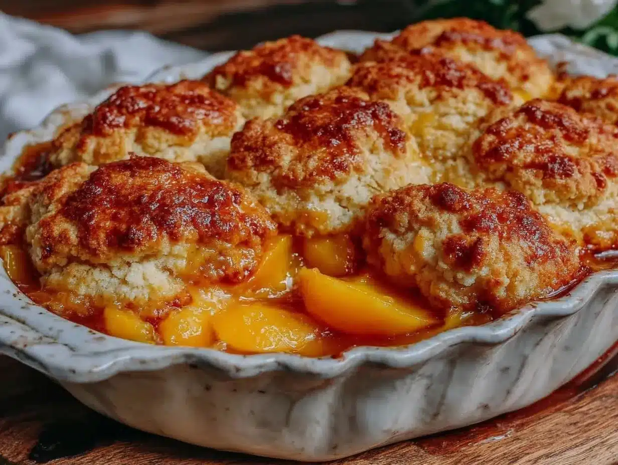 old fashioned peach cobbler recipe preparation steps