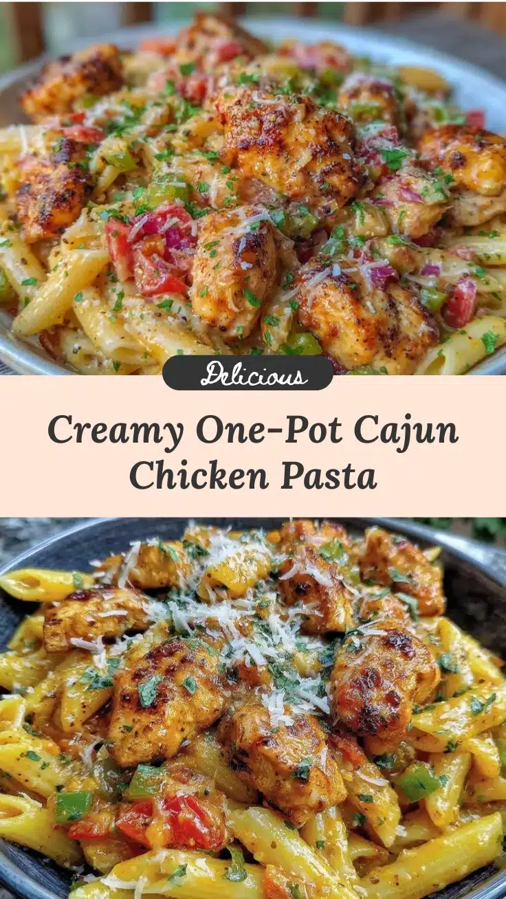 one-pot Cajun chicken pasta recipe