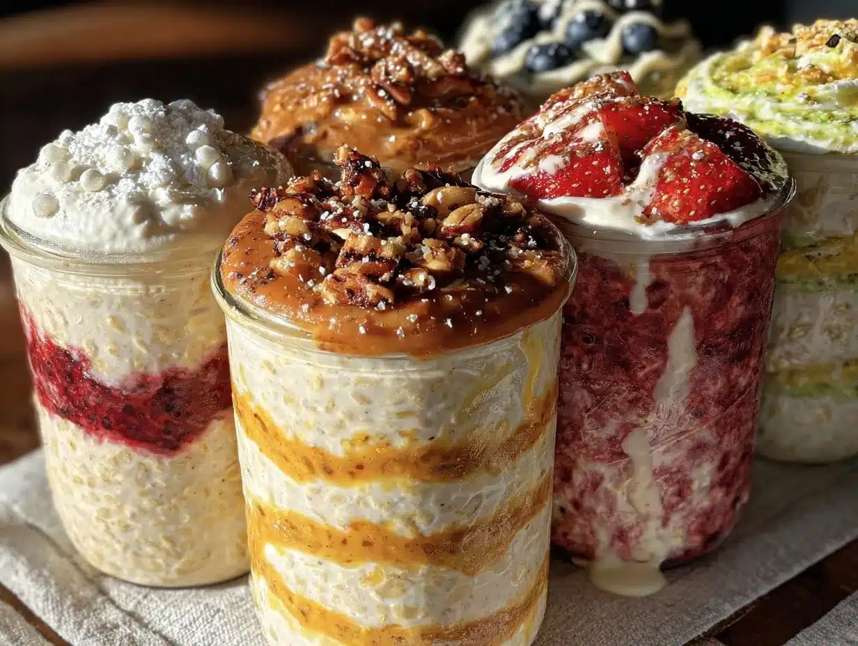 overnight protein oats preparation steps