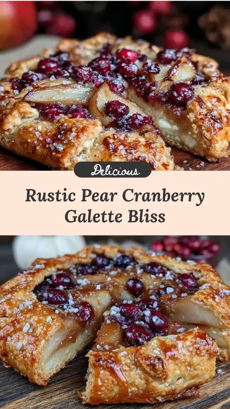 pear and cranberry galette recipe