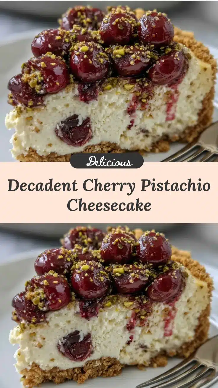 perfect cherry pistachio cheesecake recipe