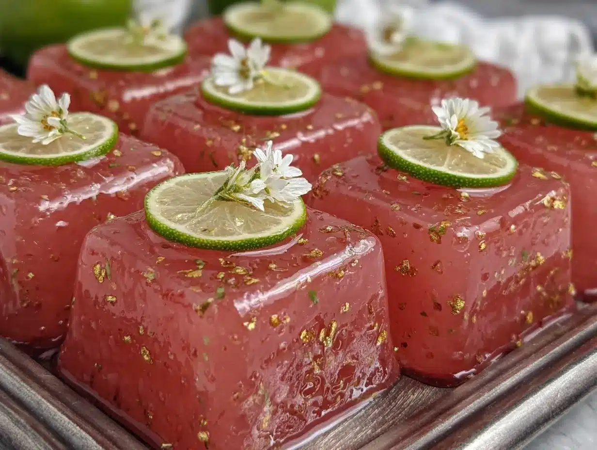 pink champagne jello shots preparation steps