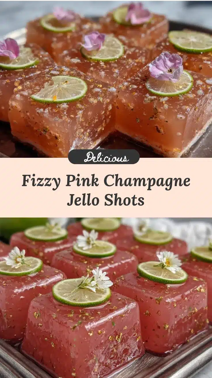 pink champagne jello shots recipe
