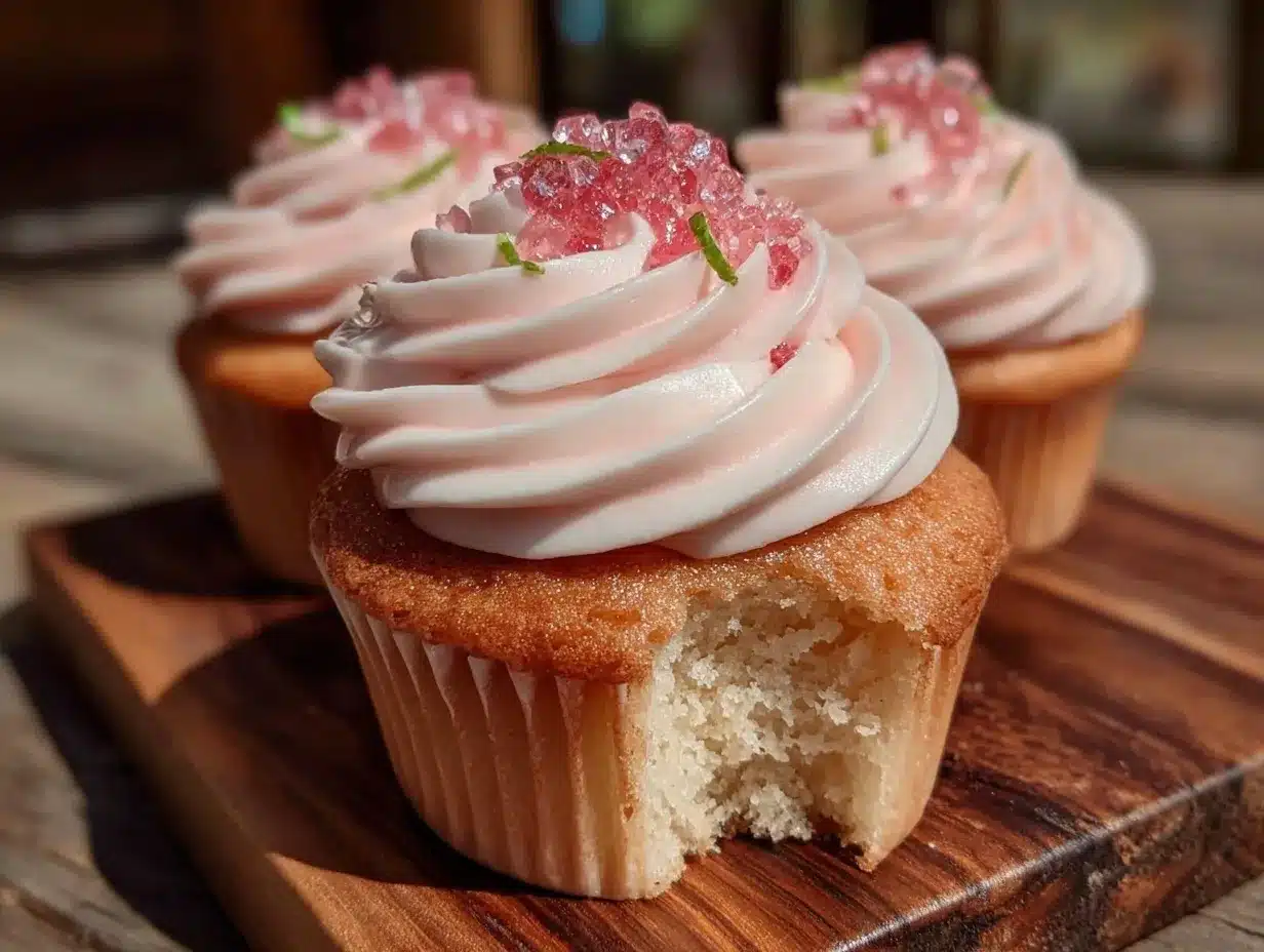 pink lemonade cupcakes preparation steps