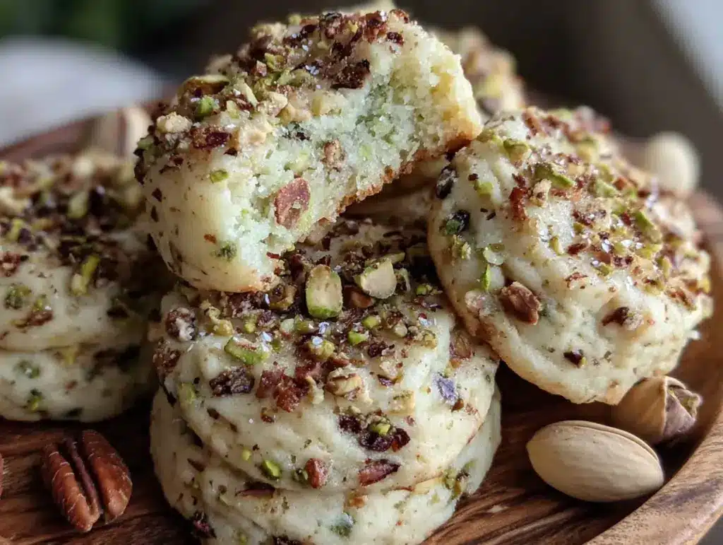 pistachio pudding cookies - featured image