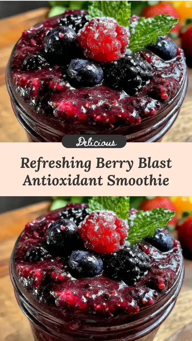 Powerful Berry Blast Antioxidant Smoothie recipe