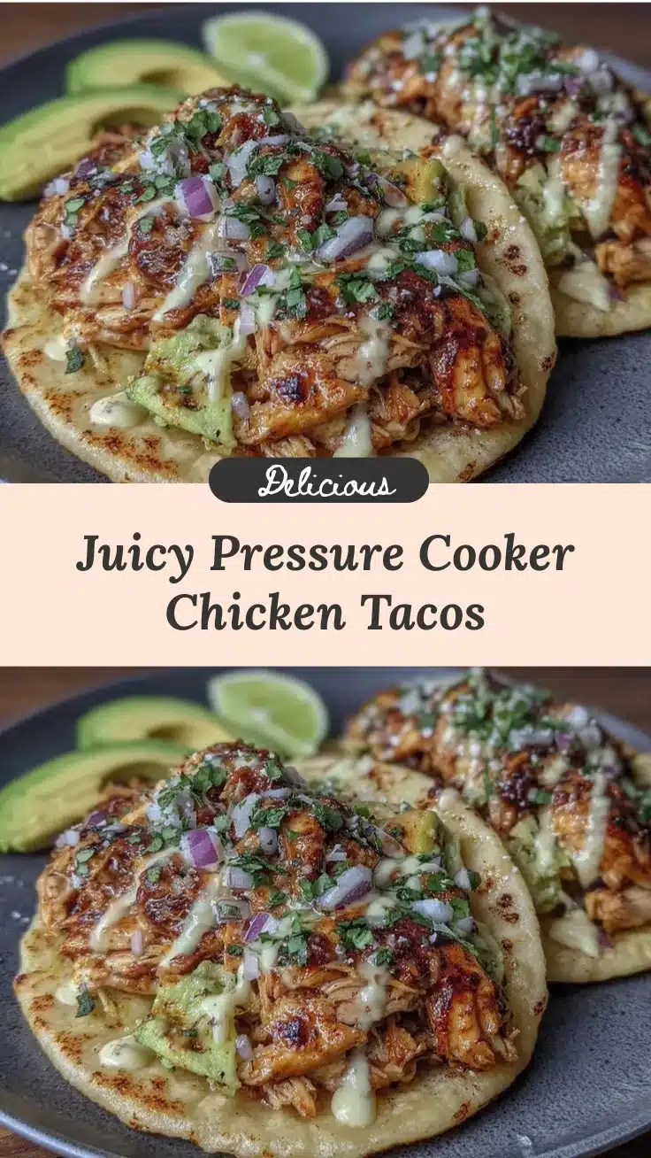 pressure cooker chicken tacos recipe