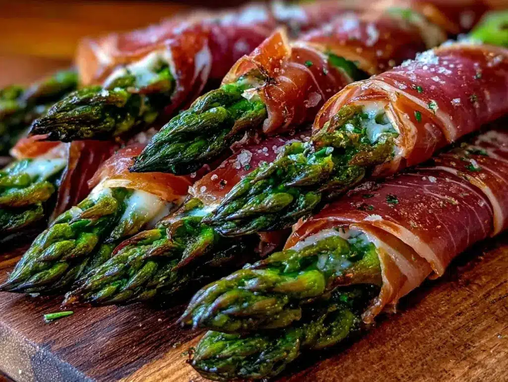 prosciutto wrapped asparagus recipe - featured image