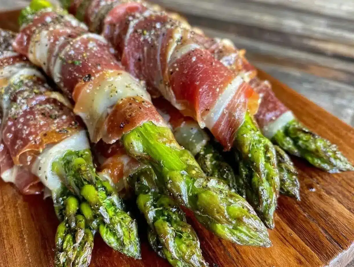 prosciutto wrapped asparagus recipe preparation steps