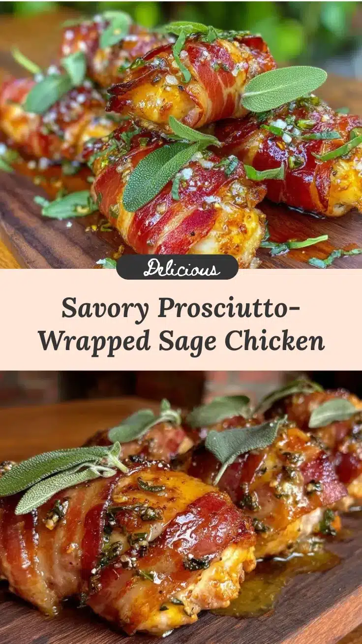 prosciutto-wrapped chicken with sage recipe