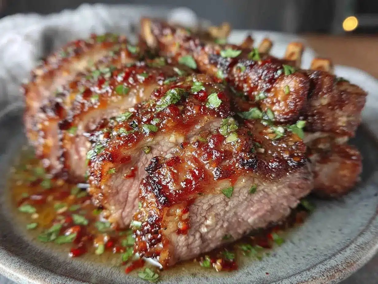 rack of lamb with mint sauce preparation steps