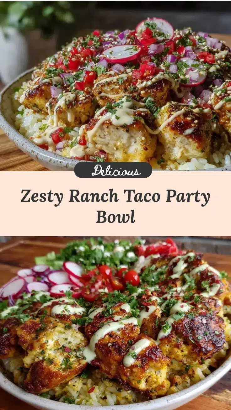 ranch taco party bowl recipe