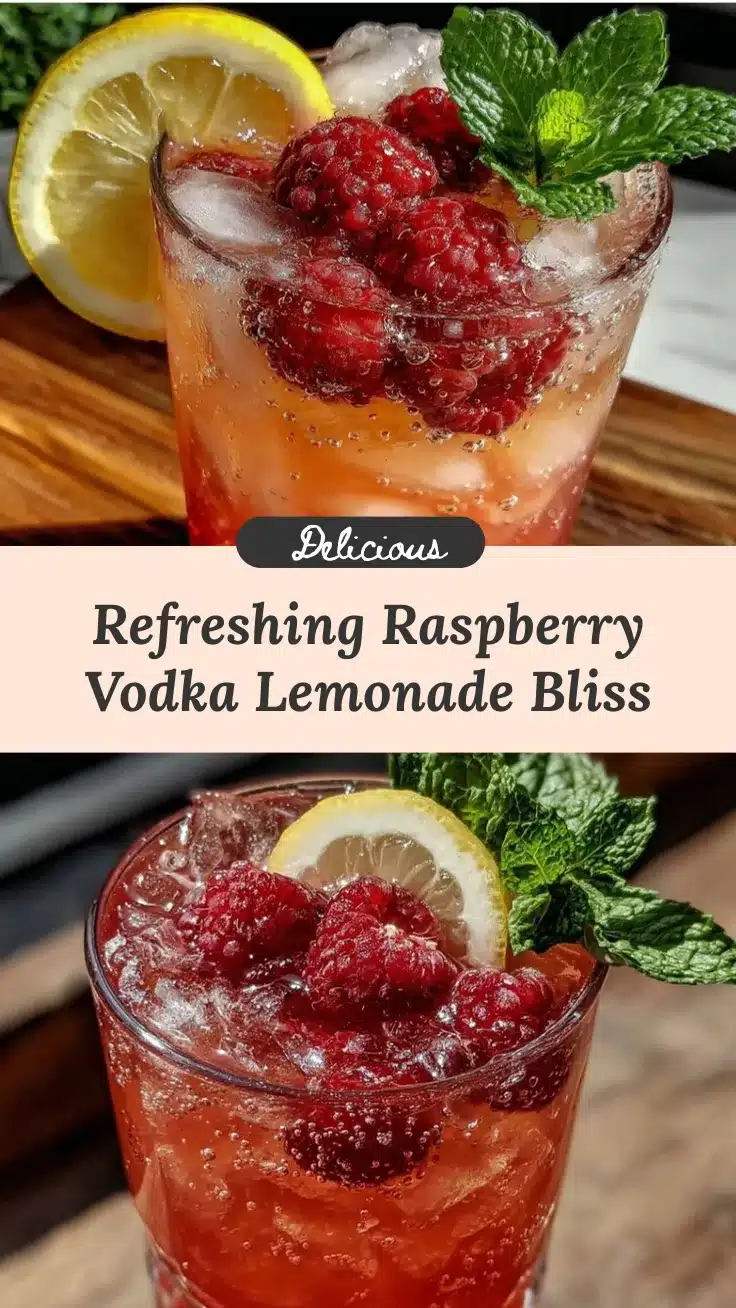 raspberry vodka lemonade cocktail recipe