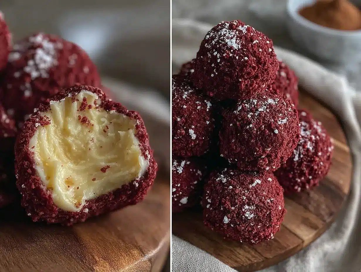 red velvet truffles recipe preparation steps