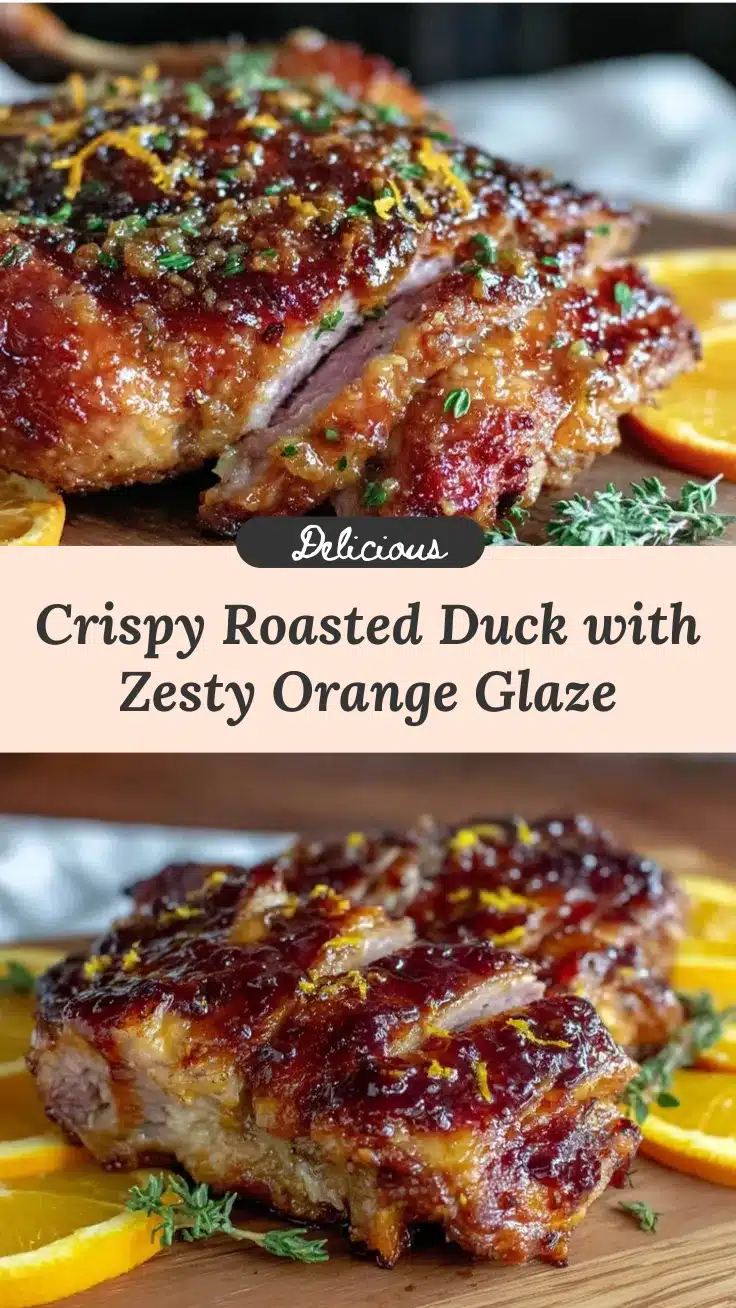 roasted duck with zesty orange glaze recipe
