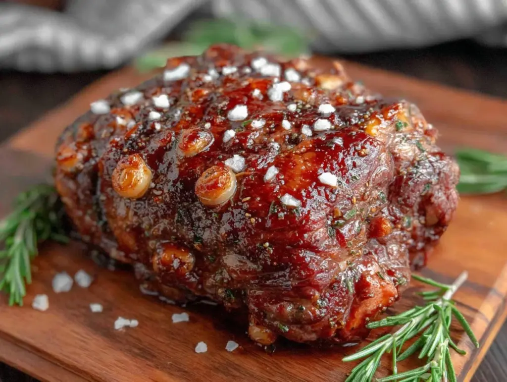 roasted leg of lamb recipe - featured image