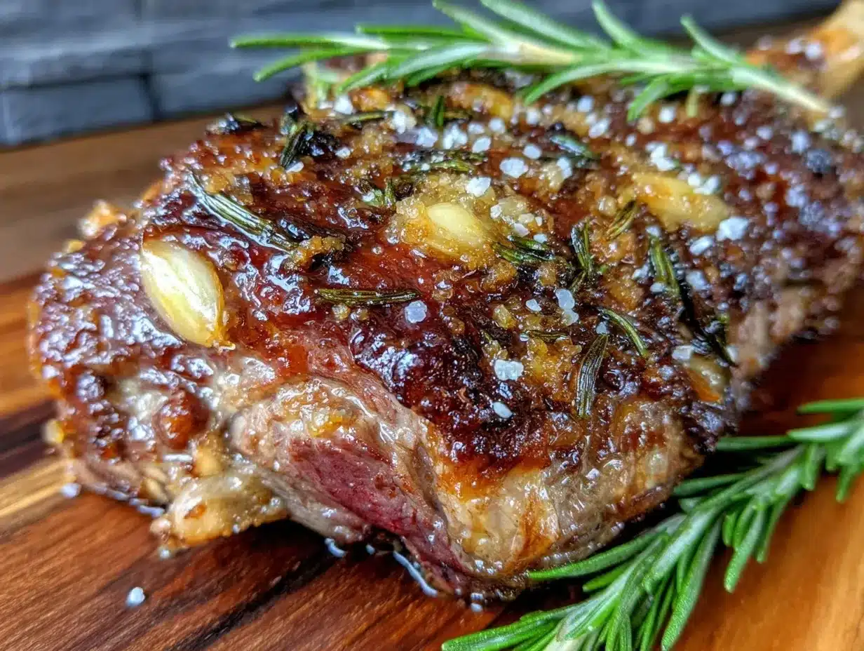 roasted leg of lamb recipe preparation steps