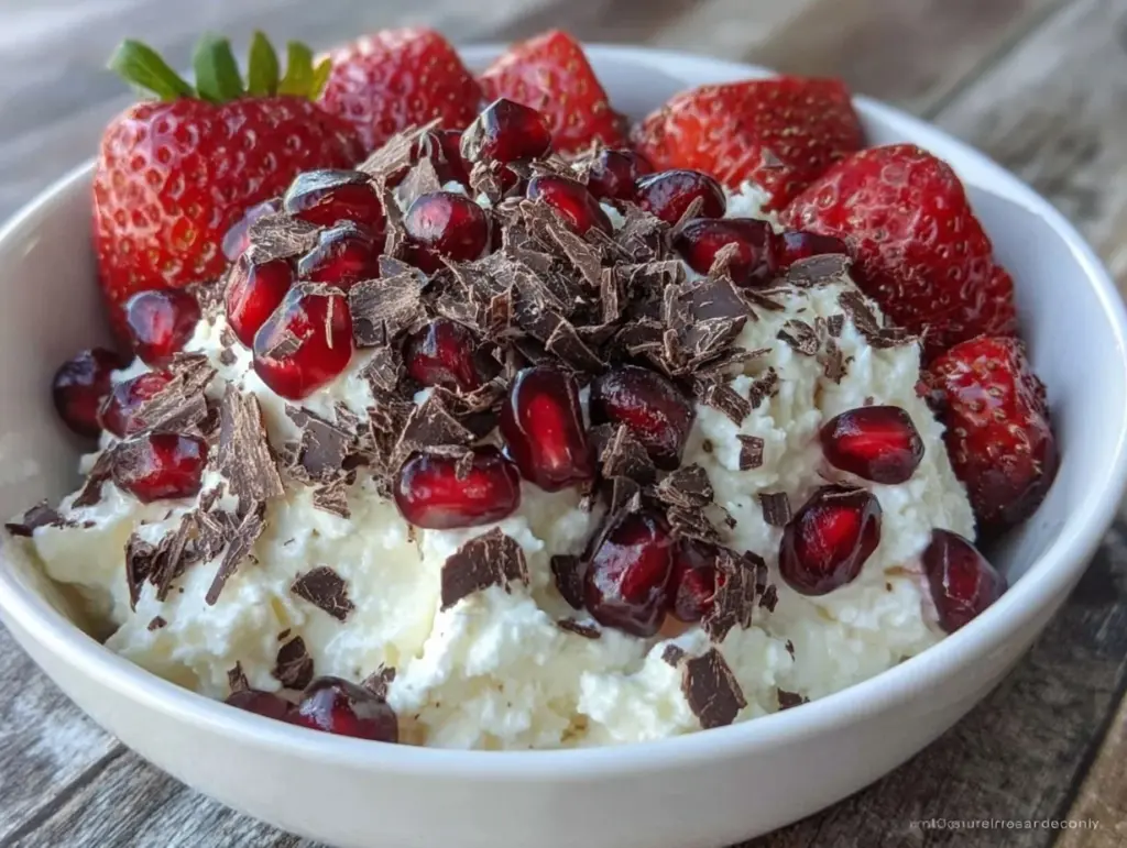 romantic cottage cheese bowl recipe - featured image