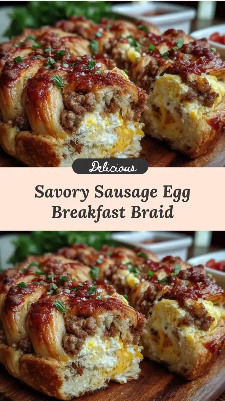 sausage and egg breakfast braid recipe