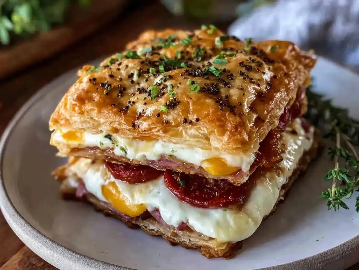 savory antipasto squares preparation steps