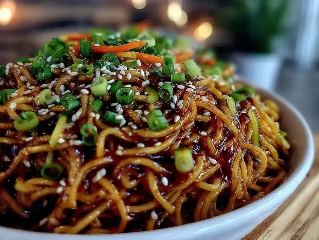 sesame noodles recipe - featured image