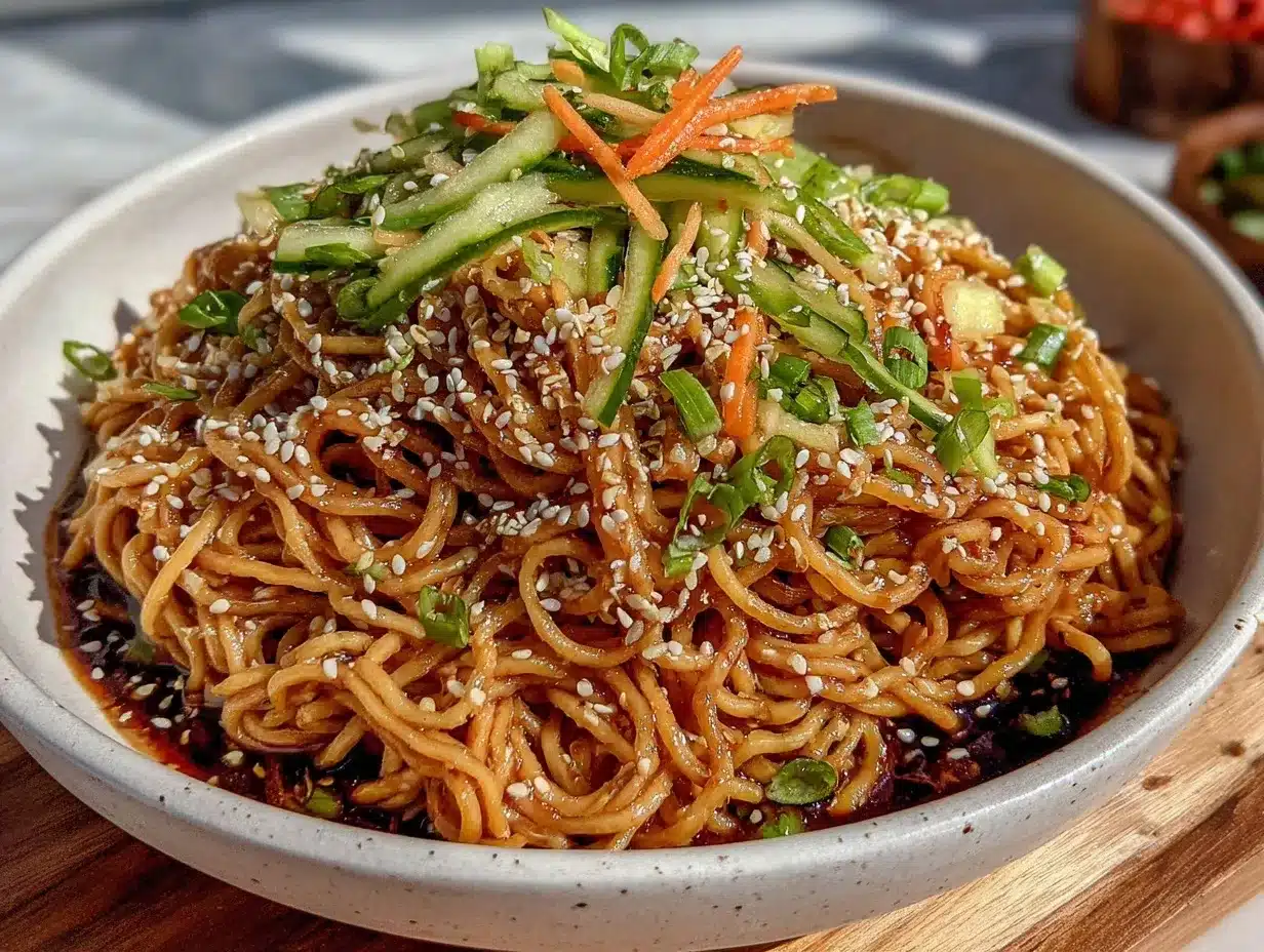 sesame noodles recipe preparation steps