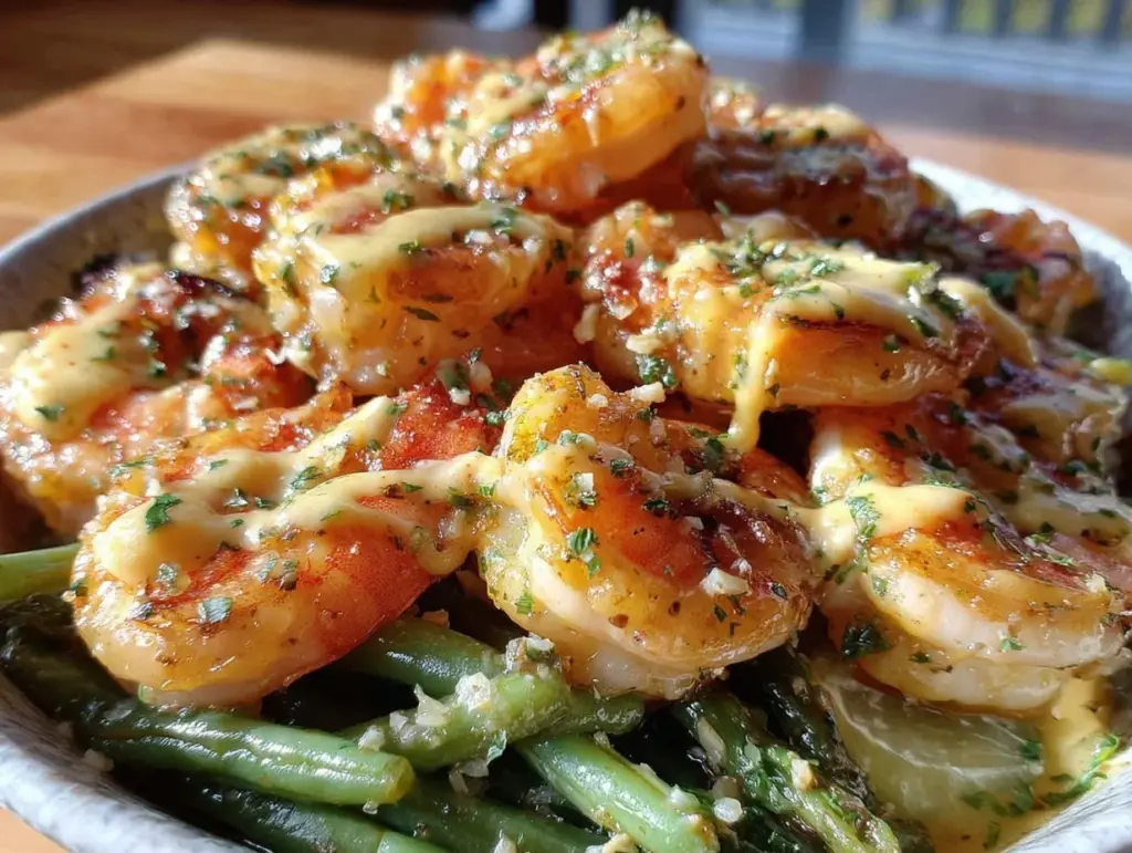 shrimp scampi dinner bowl - featured image