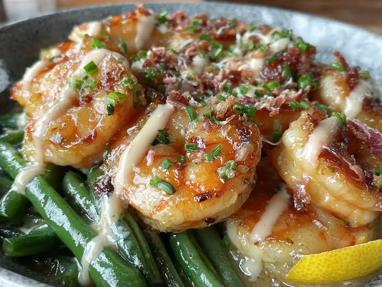 shrimp scampi dinner bowl preparation steps