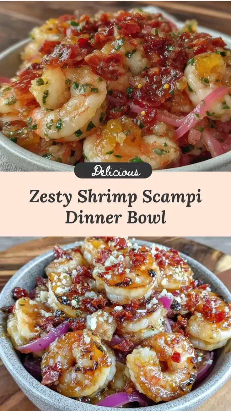 shrimp scampi dinner bowl recipe