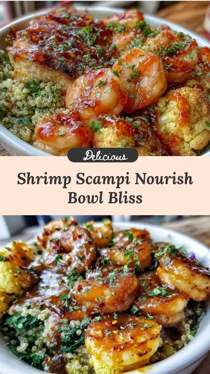 shrimp scampi nourish bowl recipe