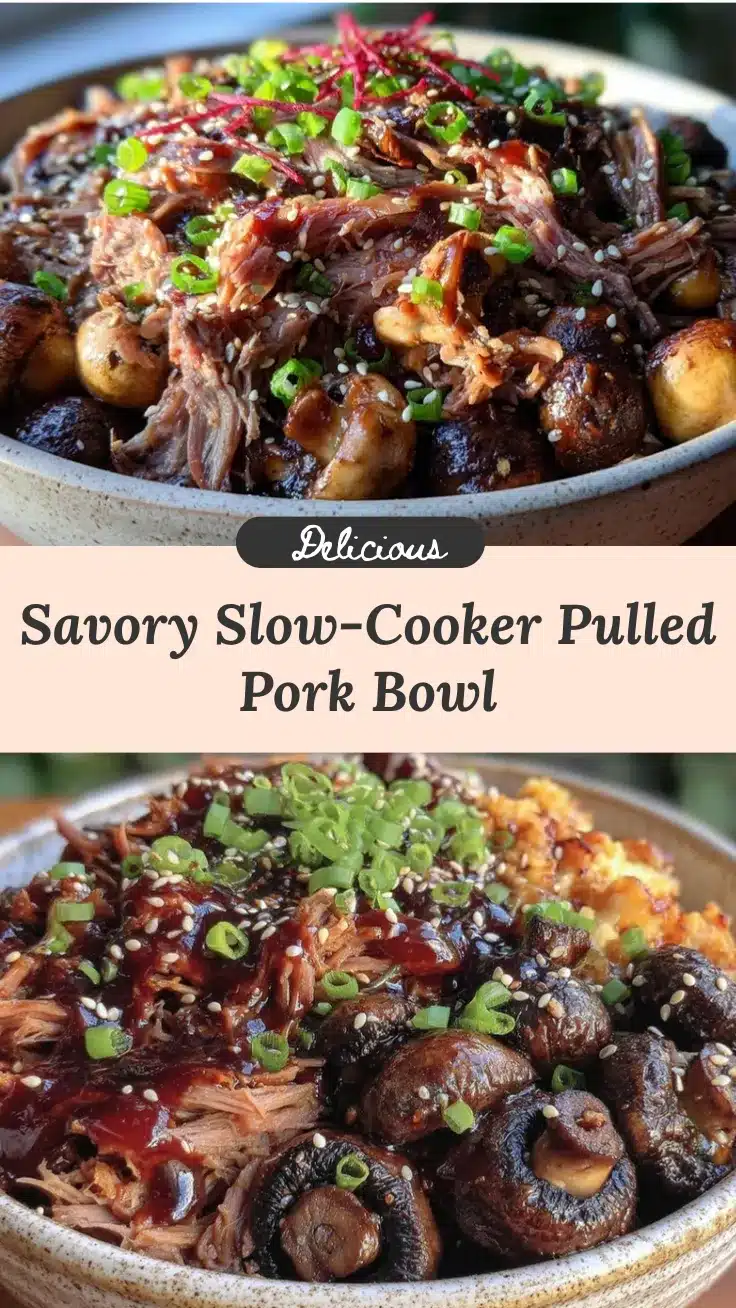 slow-cooker pulled pork dinner bowl recipe