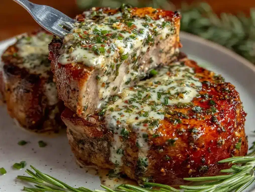 slow cooker ranch pork chops - featured image