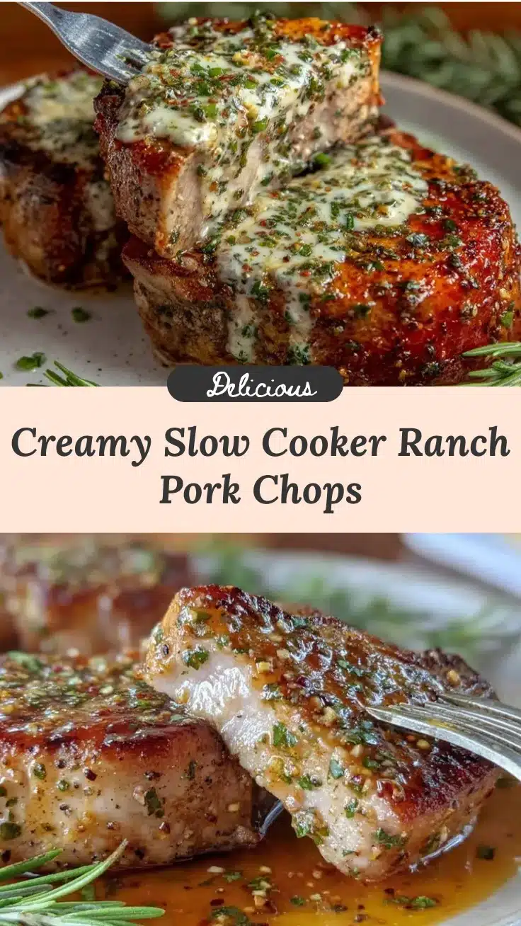 slow cooker ranch pork chops recipe