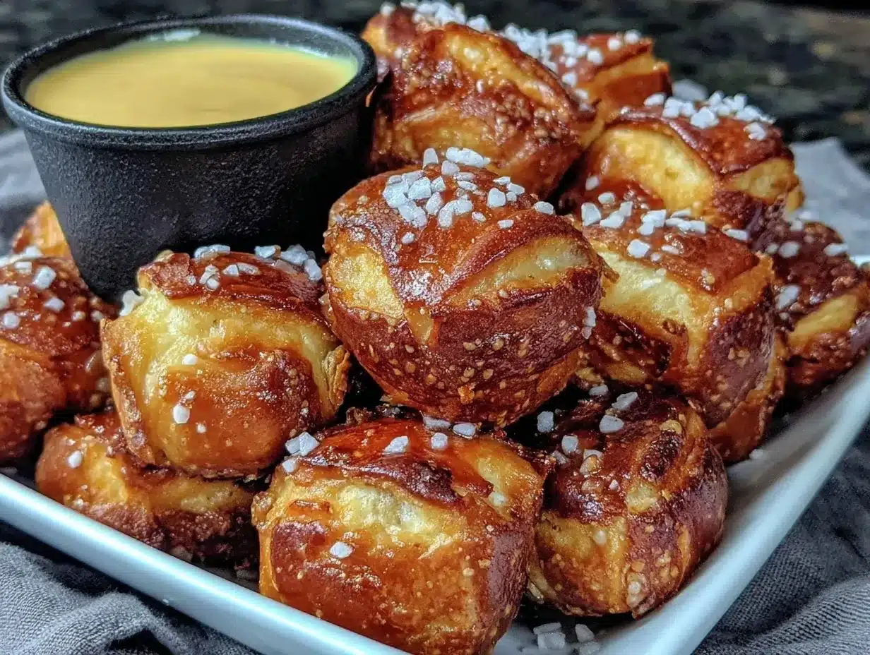 soft pretzel bites recipe preparation steps