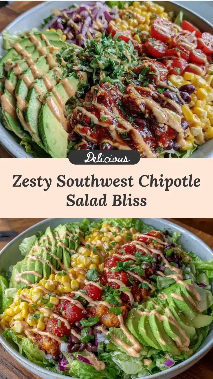 Southwest chipotle salad recipe