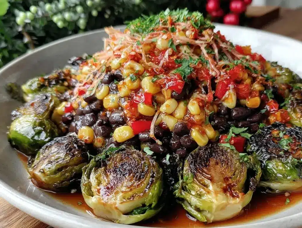 spicy black bean nourish bowl - featured image