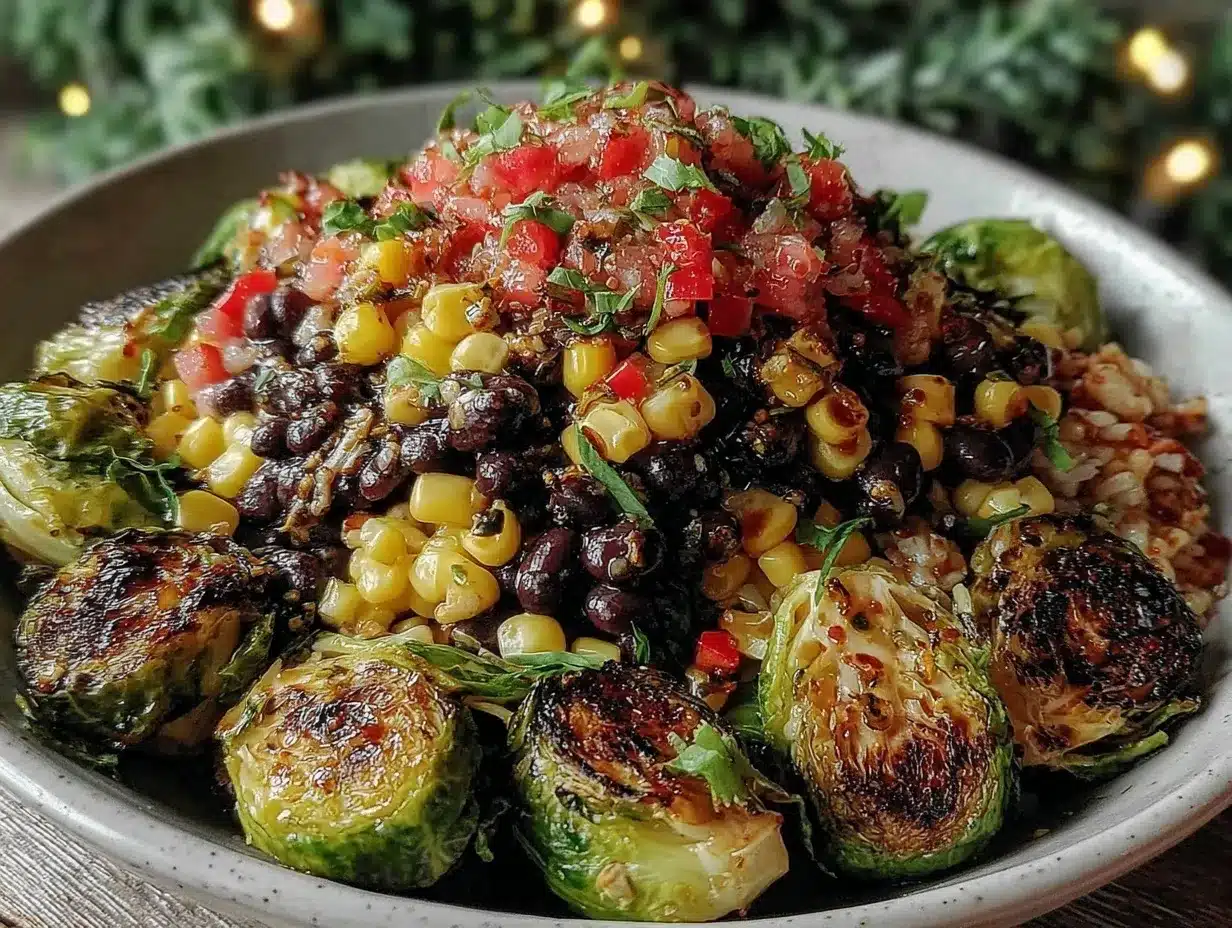 spicy black bean nourish bowl preparation steps