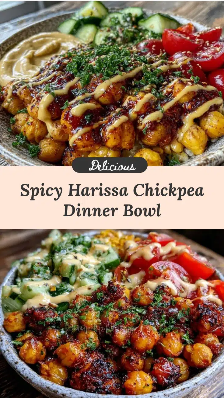 spicy harissa chickpeas recipe