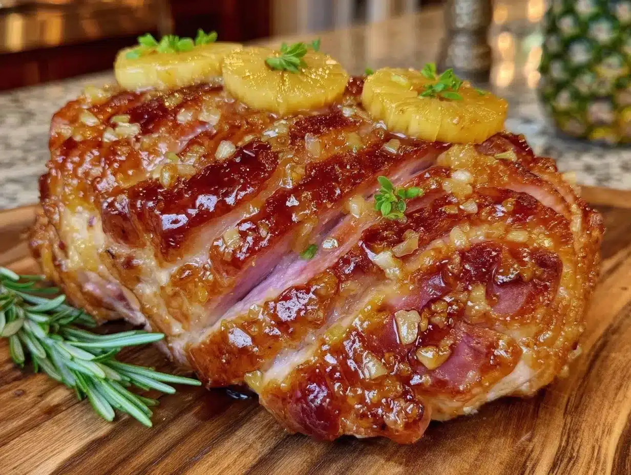 spiral ham with pineapple glaze preparation steps