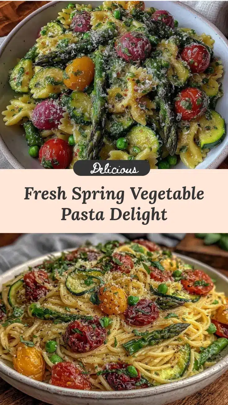 spring vegetable pasta primavera recipe