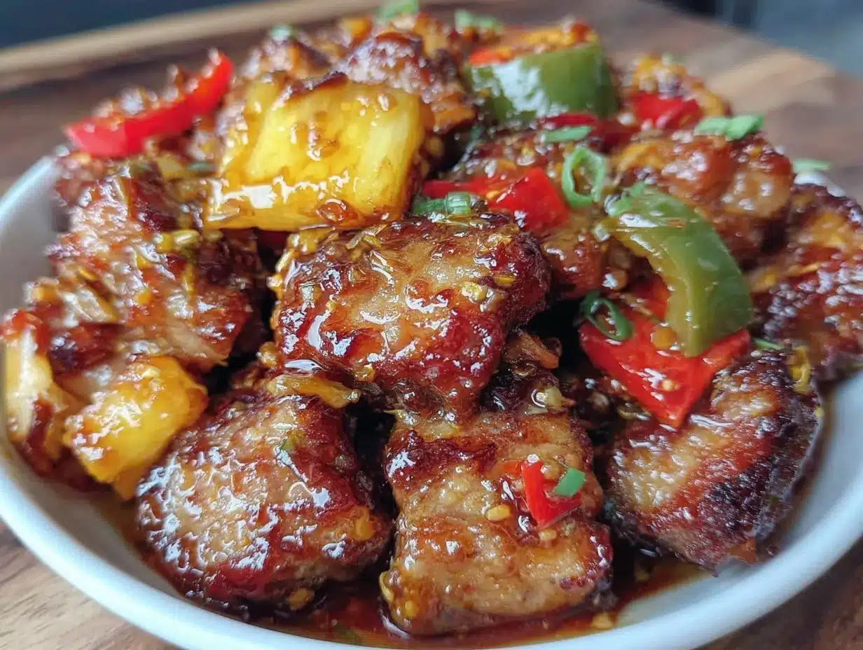 sweet and sour pork recipe preparation steps