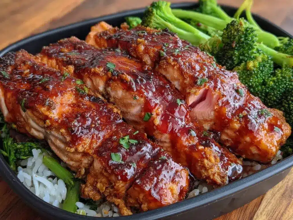 teriyaki salmon meal prep - featured image