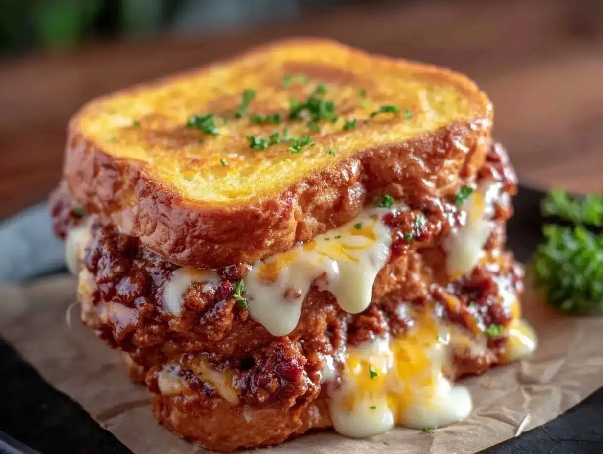 Texas Toast Sloppy Joes preparation steps
