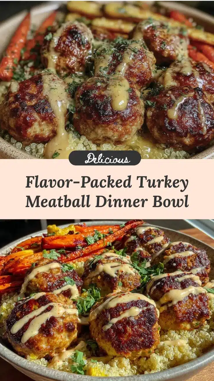 turkey meatball dinner bowl recipe