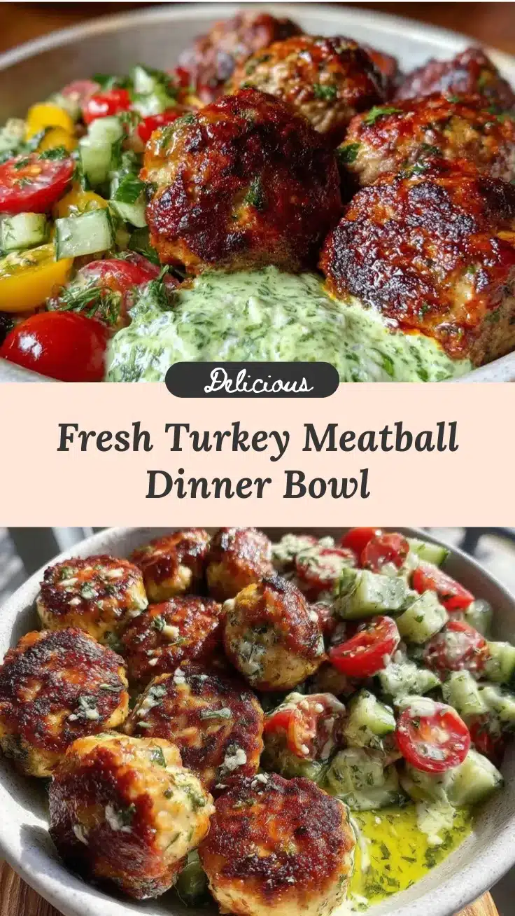 turkey meatball dinner bowl recipe