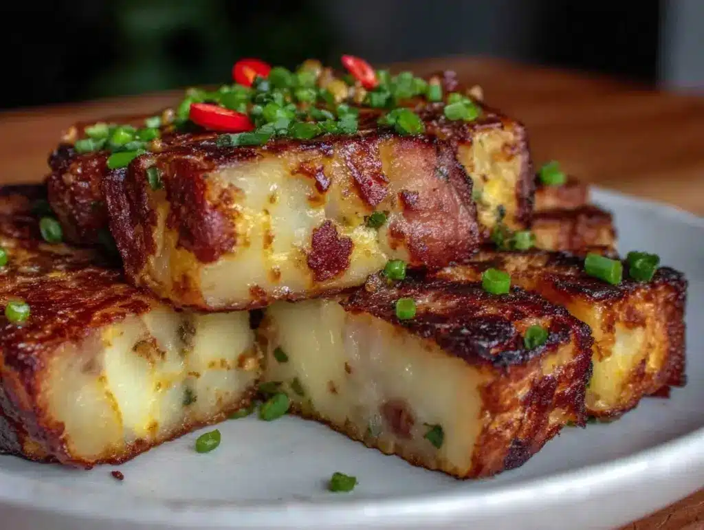 turnip cake recipe - featured image