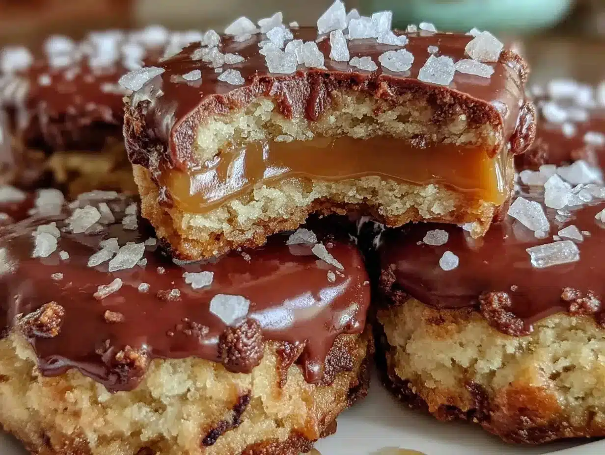 Twix-style cookies preparation steps