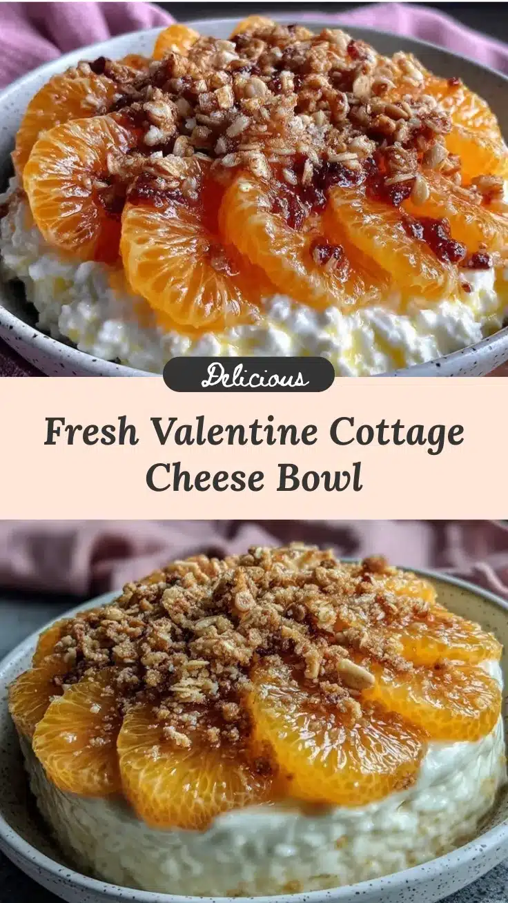 valentine breakfast cottage cheese bowl recipe