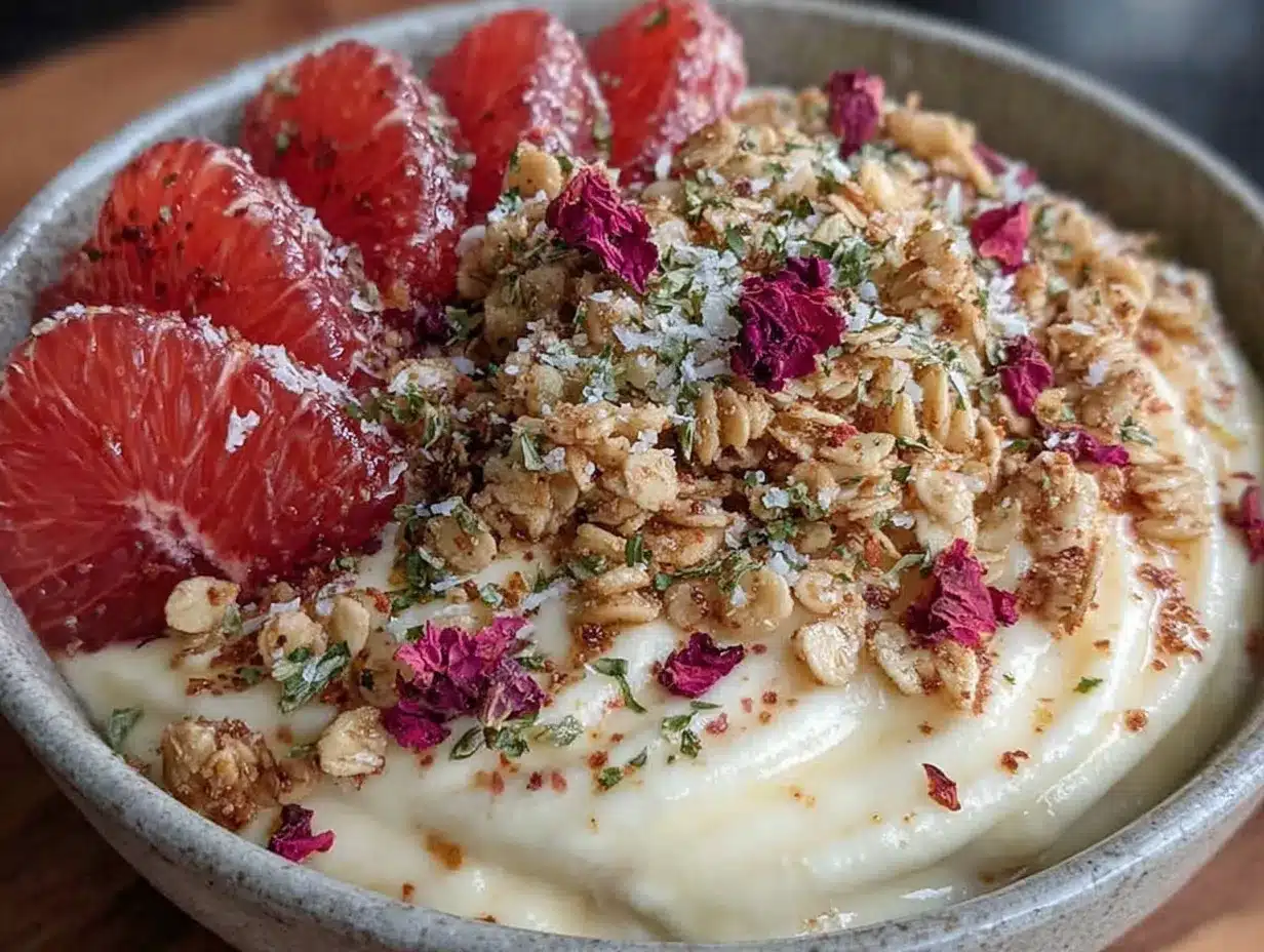 valentine breakfast nice cream bowl preparation steps